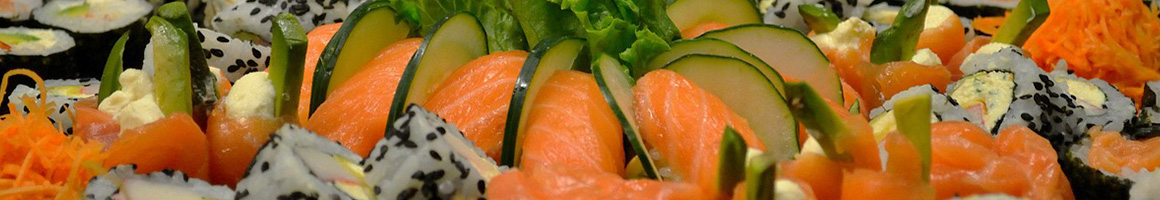 Eating Asian Fusion Japanese Sushi at Sushi Time restaurant in Elmhurst, IL.